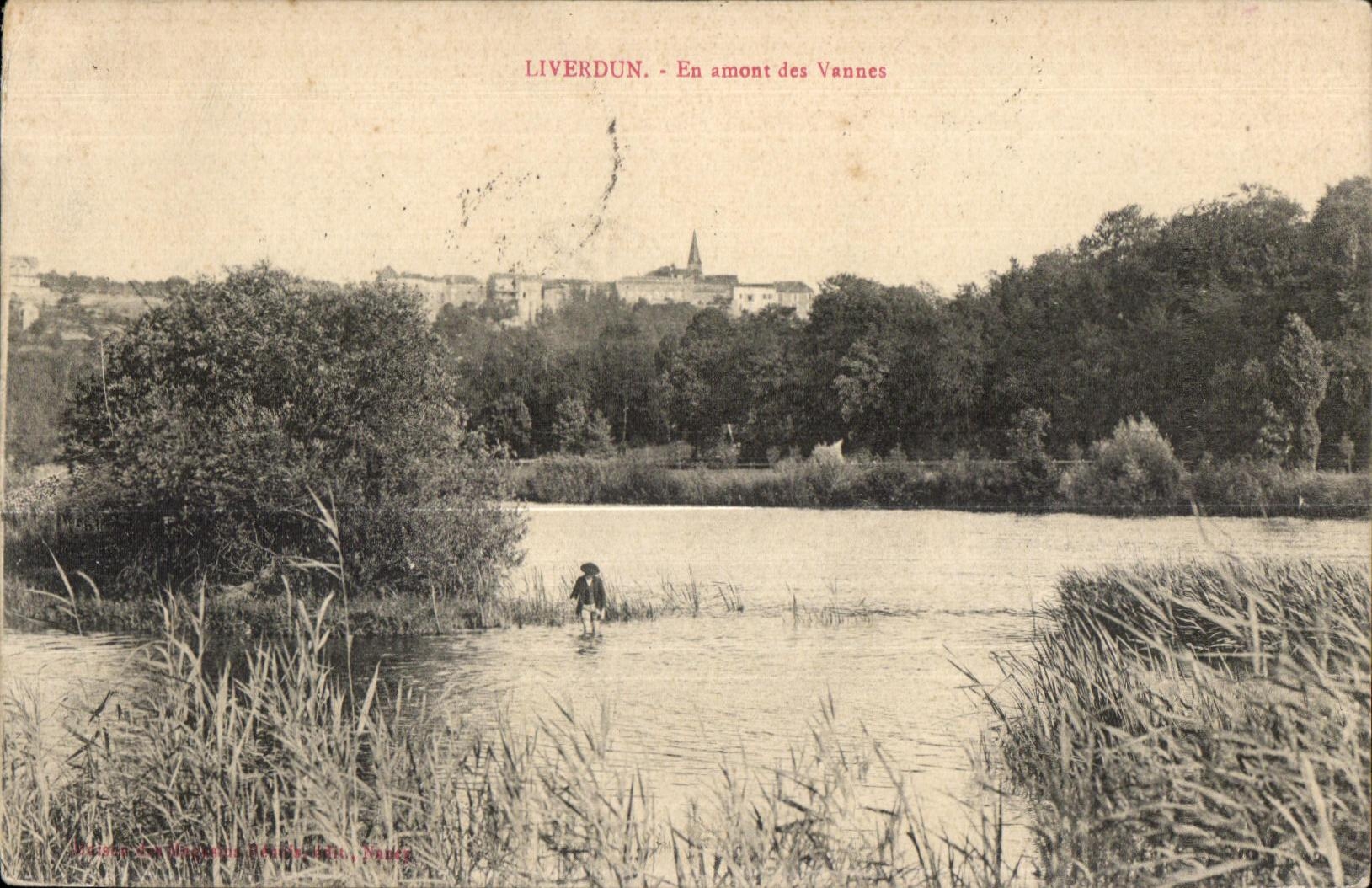 CPA Militaria CPA Liverdun En amont des Vannes