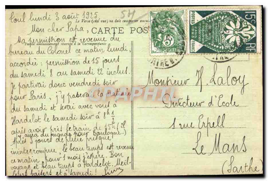 Environs de Nancy - LIVERDUN - Sortie du Tunnel - Canal de la Marne au Rhin - Édition des Magasins Hennin, 1900 — Rückseite
