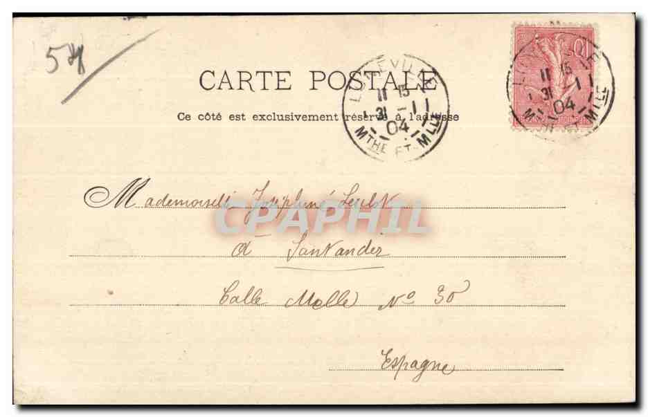 CPA Militaria CPA Lorraine Illustree Luneville Eglise Saint Jaques — Rückseite