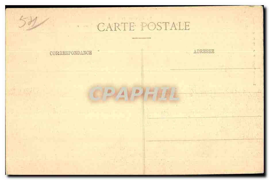 CPA Militaria CPA La Guerre de 1914 Luneville Groupe de Maison La Route d Einville — Verso