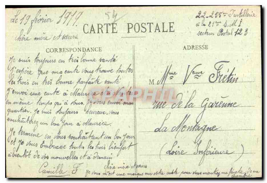 Lunéville - Quartier Banuys — R. Bastien, éditeur Lunéville — Rückseite