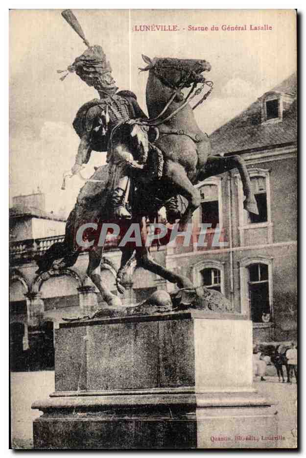 Lunéville - Statue du Général Lasalle — éditée par Quanon, Lunéville