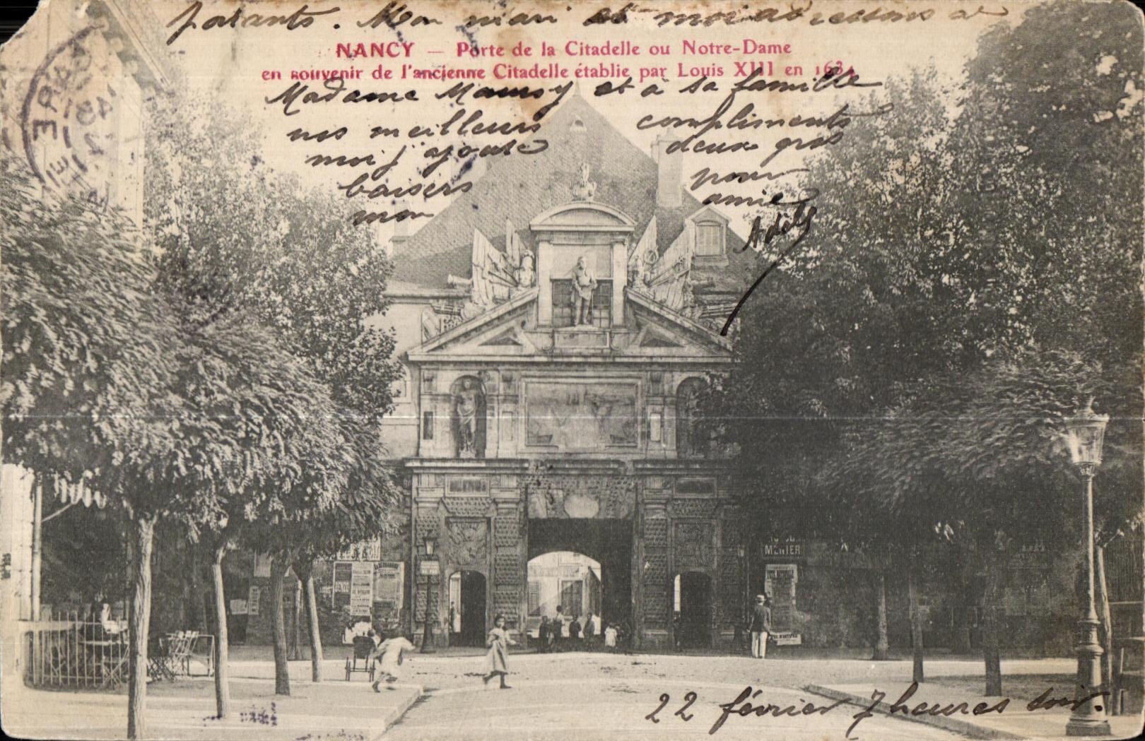 CPA Nancy Porte de la Citadelle ou Notre Dame