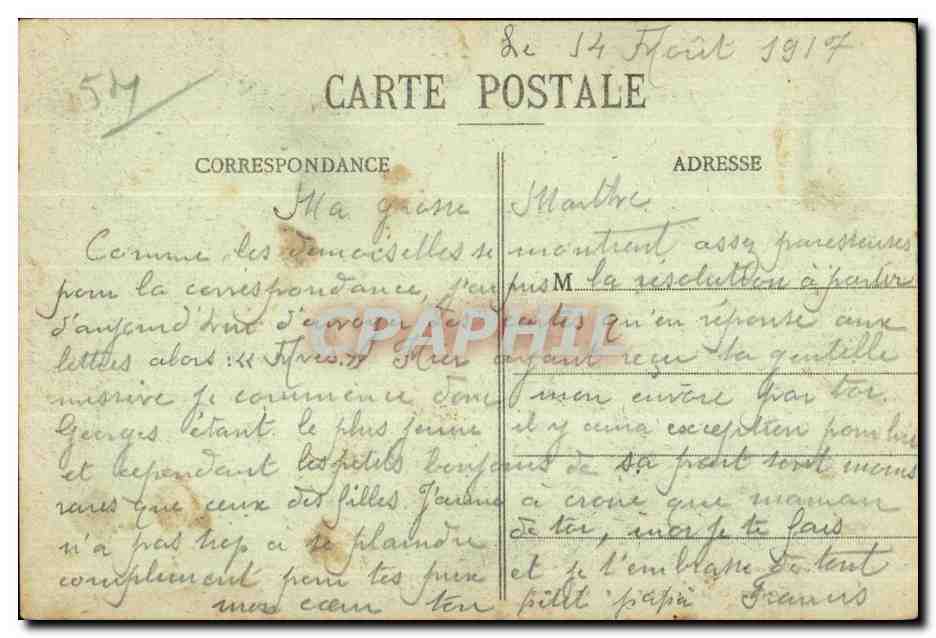 CPA Nancy Un coin de la Pepiniere Les Antilopes Zoo  — Verso