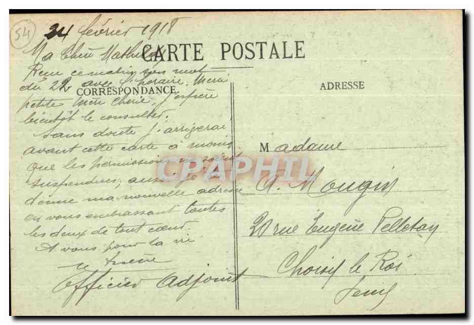 CPA Nancy Place Stanislas Restaurant Stanislas et Cafe Glacier — Verso