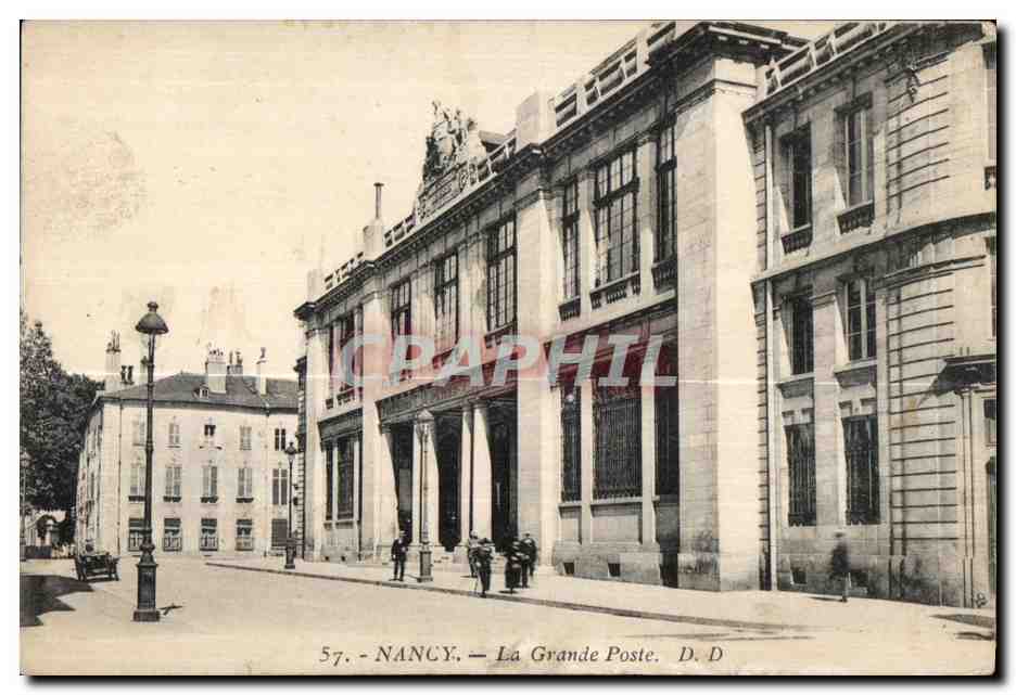 CPA Nancy La Grande Poste 