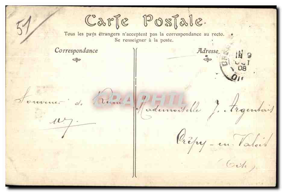 Reims Tombeau de I Abbe Miroy — Rückseite