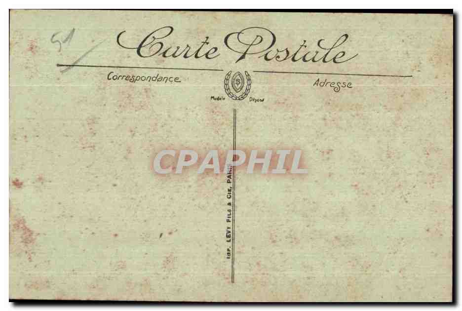 Les Ruines de la Grande Guerre — Reims — Les Ruines Place des Marchis — LL. — N° 569 — Reverso