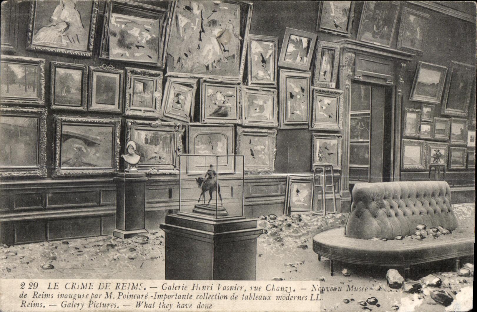 Le Crime De Reims Galerie Heinri Vasnier rue Chanzy 