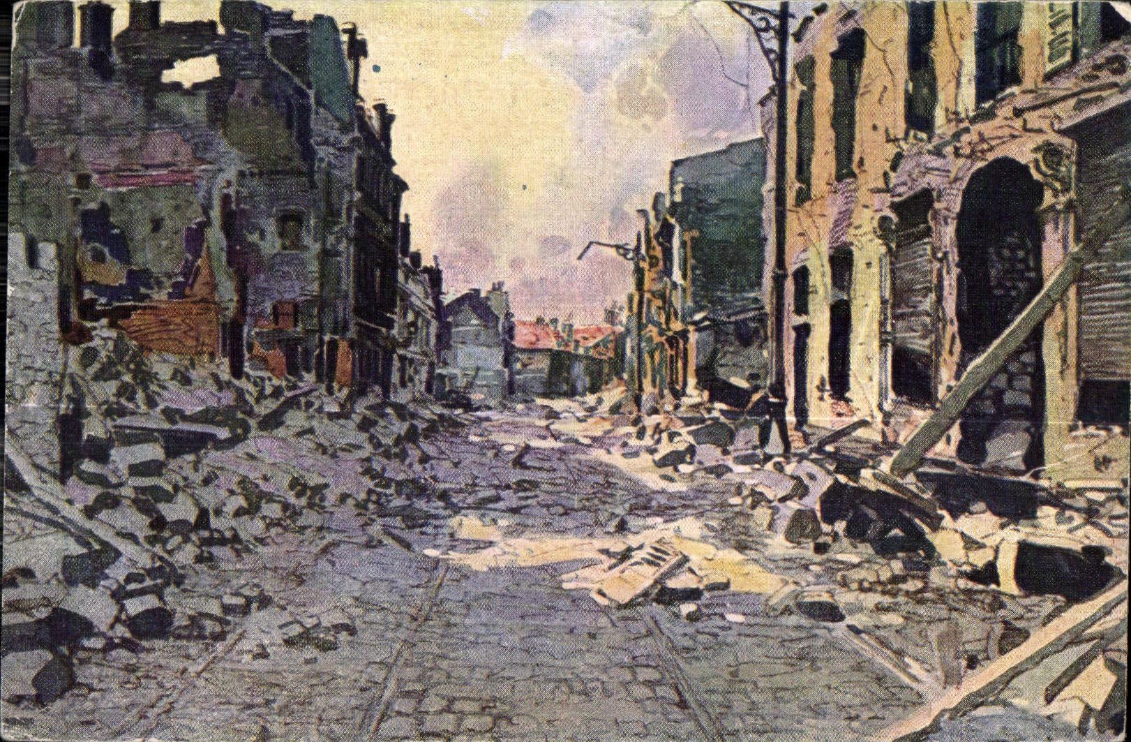 Reims La rue Chanzy