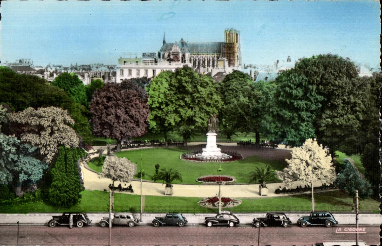 Square Colbert — Reims (Marne) — La Cigogne