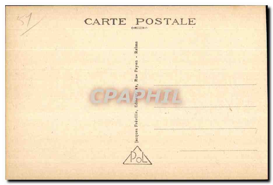 Reims Reims Cours Langlet — Verso