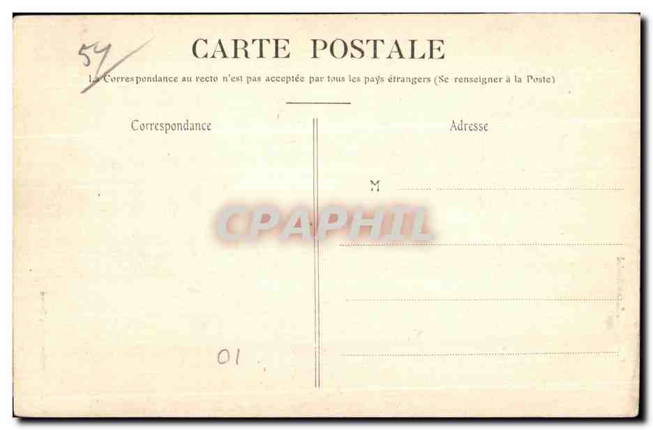 Reims - Église Saint-André — Éditeur E. Chavellings, n° de série 54 — Rückseite