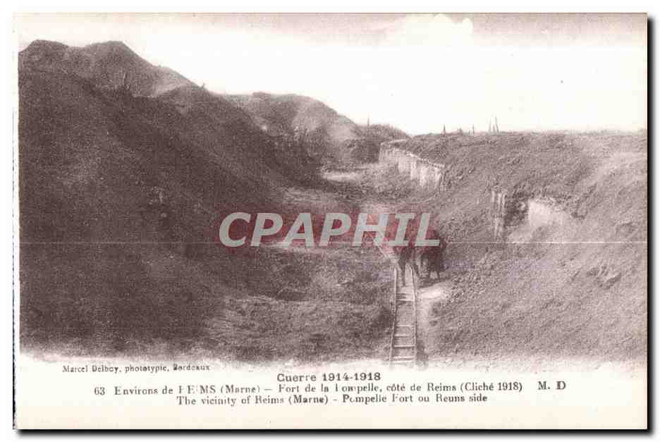 Fort de la Pompelle — Environs de Reims (Marne) — Marcel Delbocy, phototypie Bordeaux