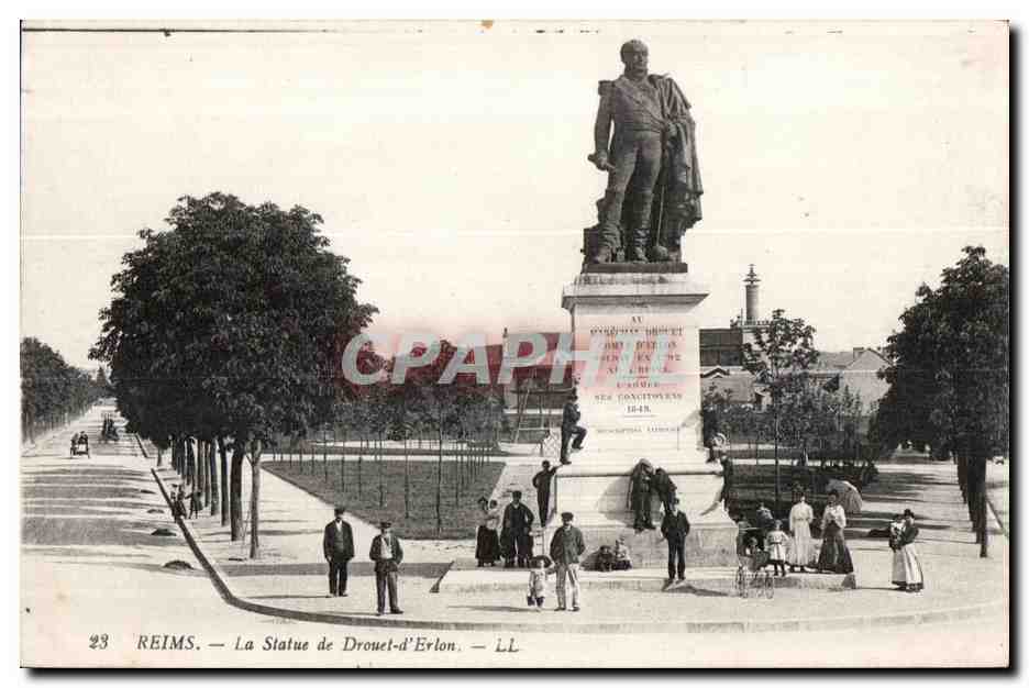 Reims — La Statue de Drouet-d'Erlon — LL