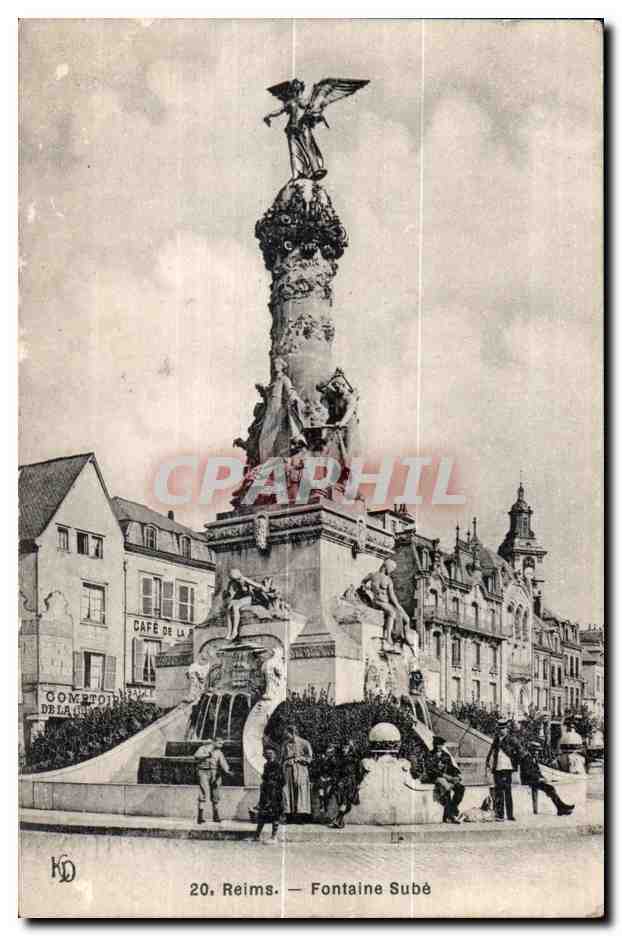 CPA Reims Fontaine Sube