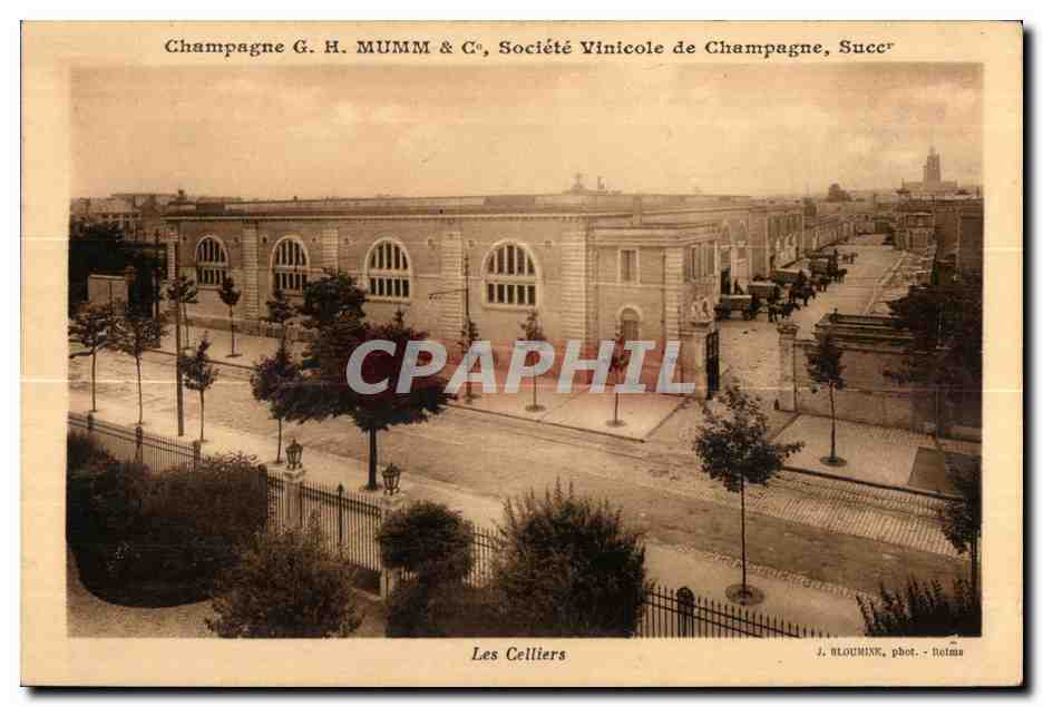 CPA Reims Champagne G H Mumm   C Societe Vinicole de Champagne suee