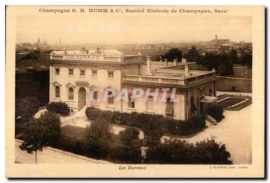 CPA Reims Champagne G H Mumm   C Societe Vinicole de Champagne suee Les Bureaux