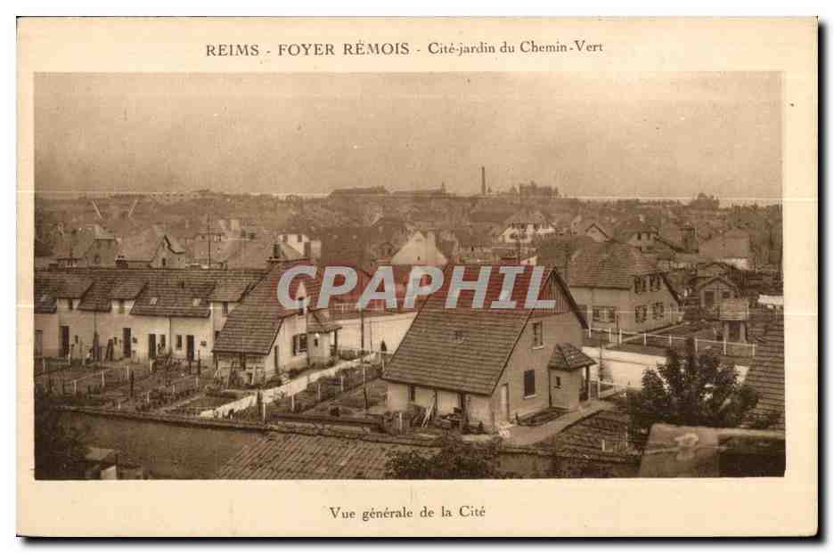Reims - Foyer Rémois - Cité-jardin du Chemin-Vert — Vue générale de la Cité