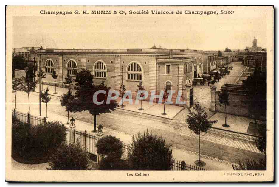CPA Reims Champagne G H Mumm   C Societe Vinicole de champagne Suee