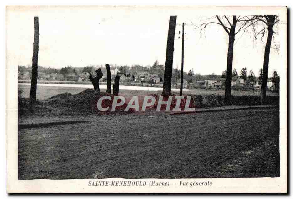 CPA Sainte Menehould (Marne) Vue generale