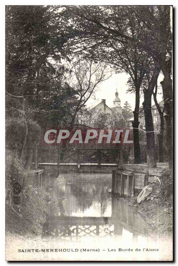 CPA Ste Menehould (Marne) Les Bords de l Aisne