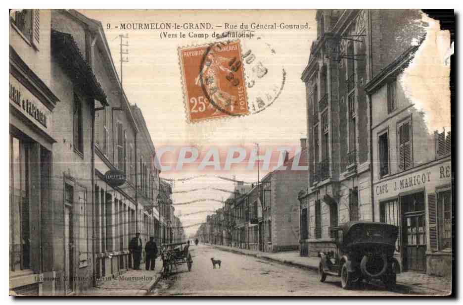 CPA Mourmelon le Grand Rue du General Gouraud