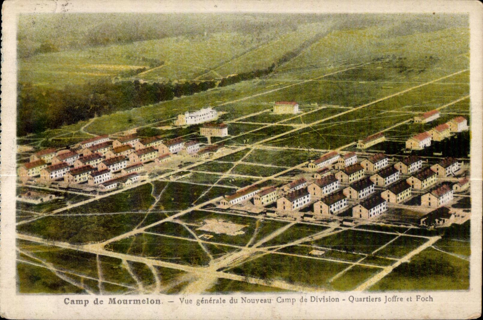 Camp de Mourmelon — Vue générale du Nouveau Camp de Division - Quartiers Joffre et Foch