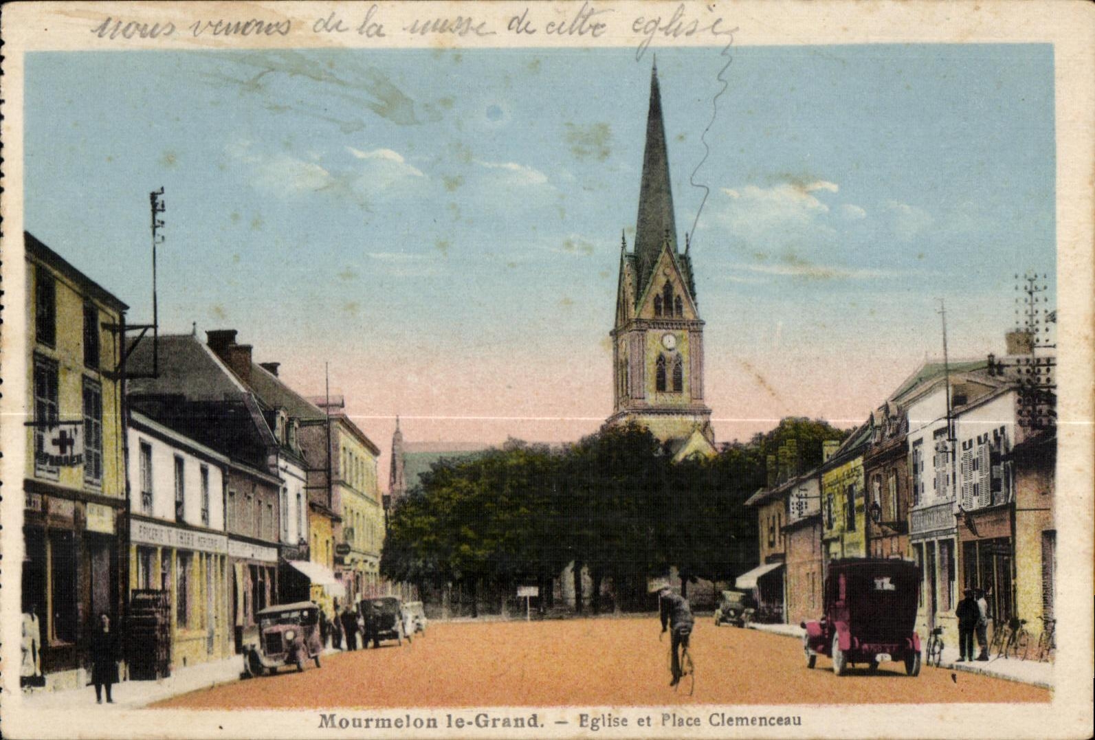 Mourmelon-le-Grand — Église et Place Clemenceau — CAVEL