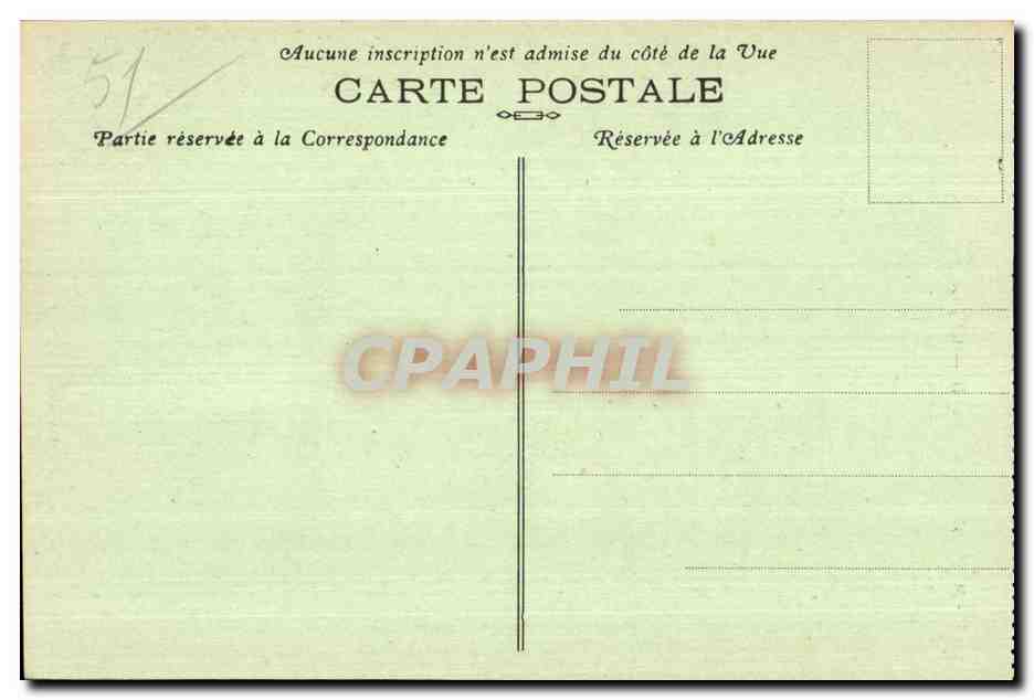 Mourmelon-le-Grand — L'Église — Librairie Militaire Guérin — Verso