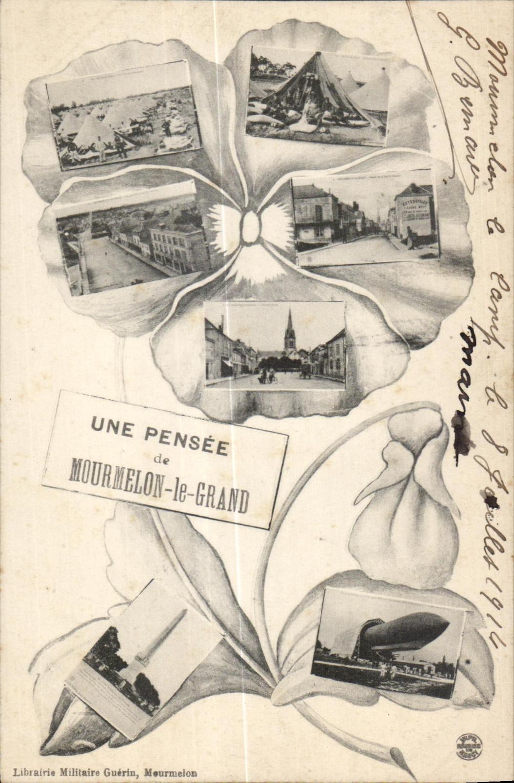 Mourmelon-le-Grand — Une pensée — Librairie Militaire Guérin, Mourmelon-le-Grand