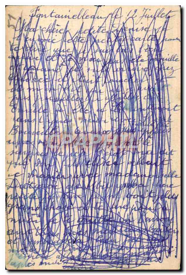 Camp de MOURMELON — L'Artillerie aux Manœuvres — 20 bis — Reverso