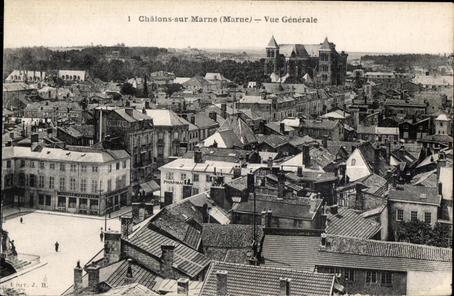 Chalons Sur Marne Marne Vue Generale