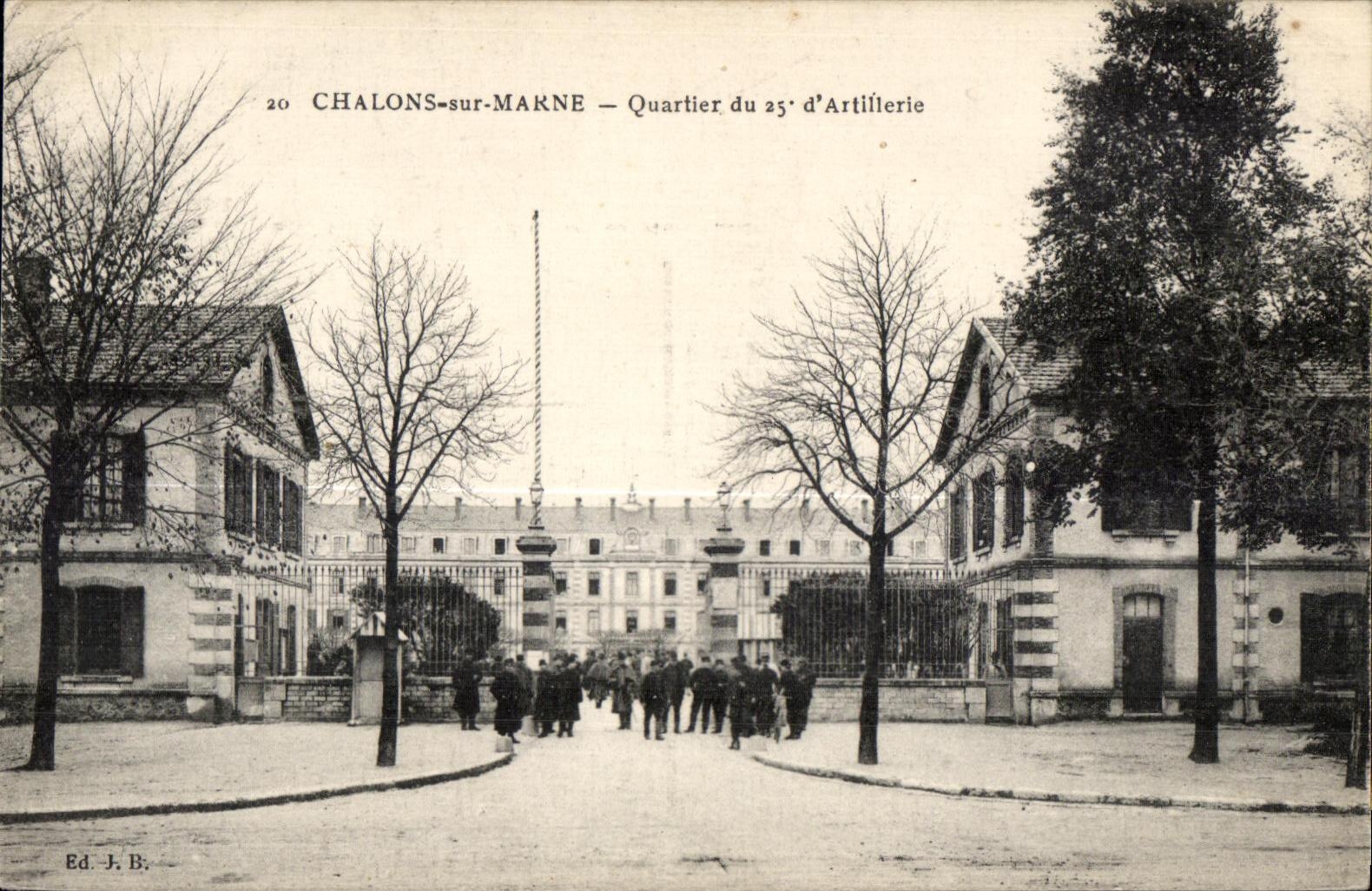 Chalons-sur-Marne — Quartier du 25e d'Artillerie — Ed. J. B.