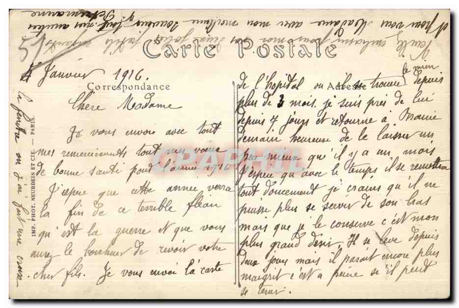 Chalons-sur-Marne — Kollegium Saint-Étienne — ND. Phot. n°38 — Rückseite