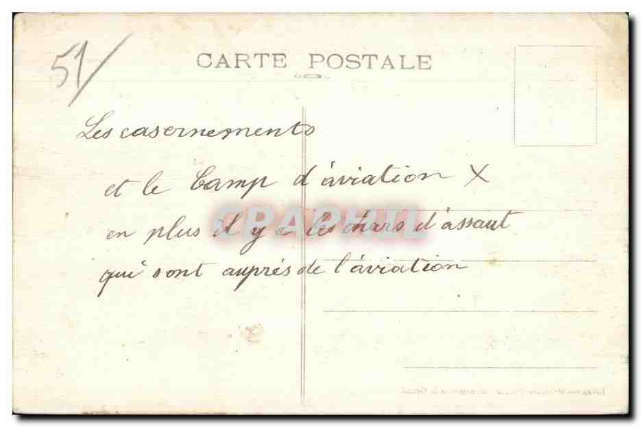 Camp de Chalons — Vue générale du nouveau Camp de Division — Rückseite