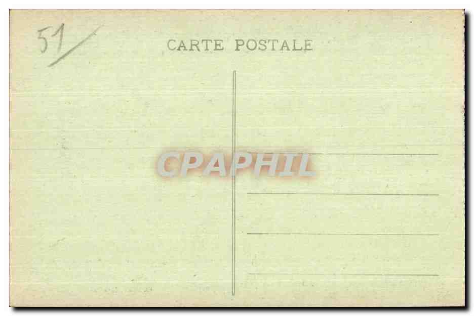 Camp de Chalons — Baraquements militaires - Quartier Gelsberg — Librairie Militaire Guérin, Mourmelon-le-Grand — Achterkant