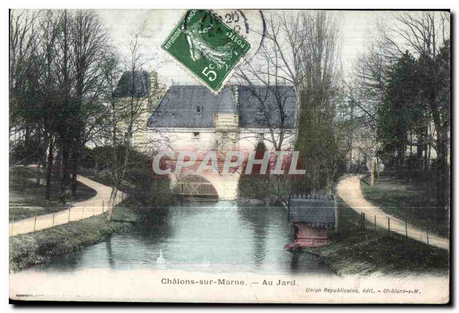 CPA Chalons sur Marne Au Jard Unlon Republicaine 