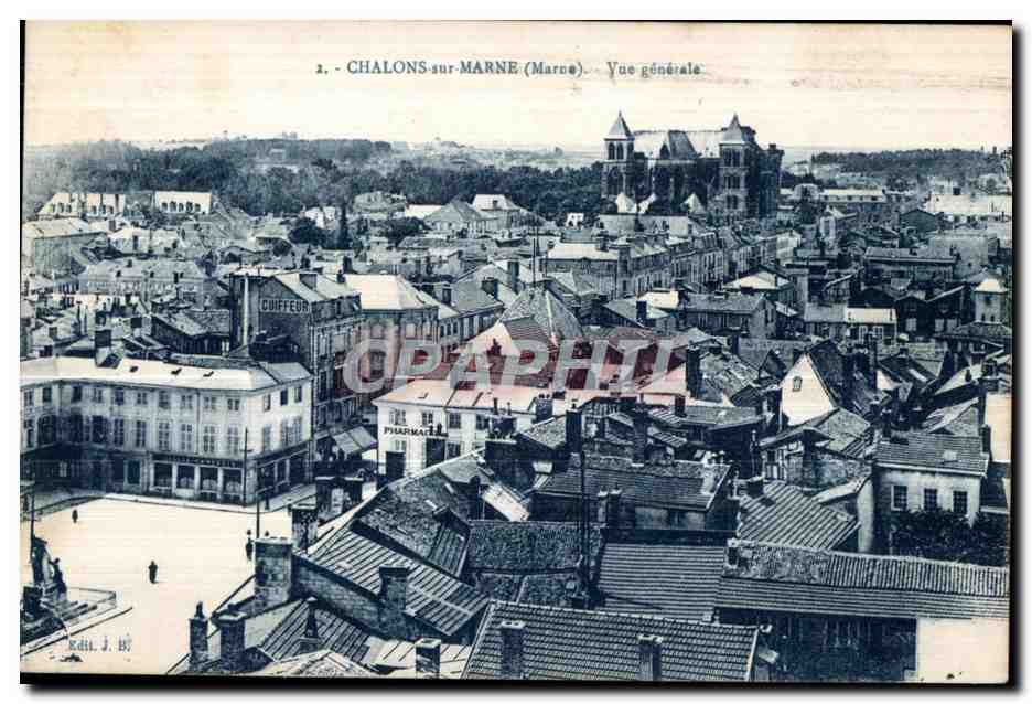 CPA Chalons sur Marne (Marne) Vue generale