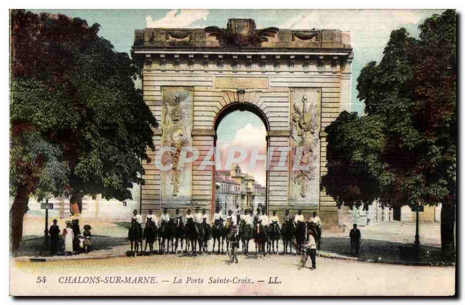 Chalons-sur-Marne — La Porte Sainte-Croix — LL.