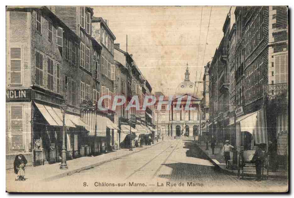 Châlons-sur-Marne — La Rue de Marne — éditeur NCLIN, n°8