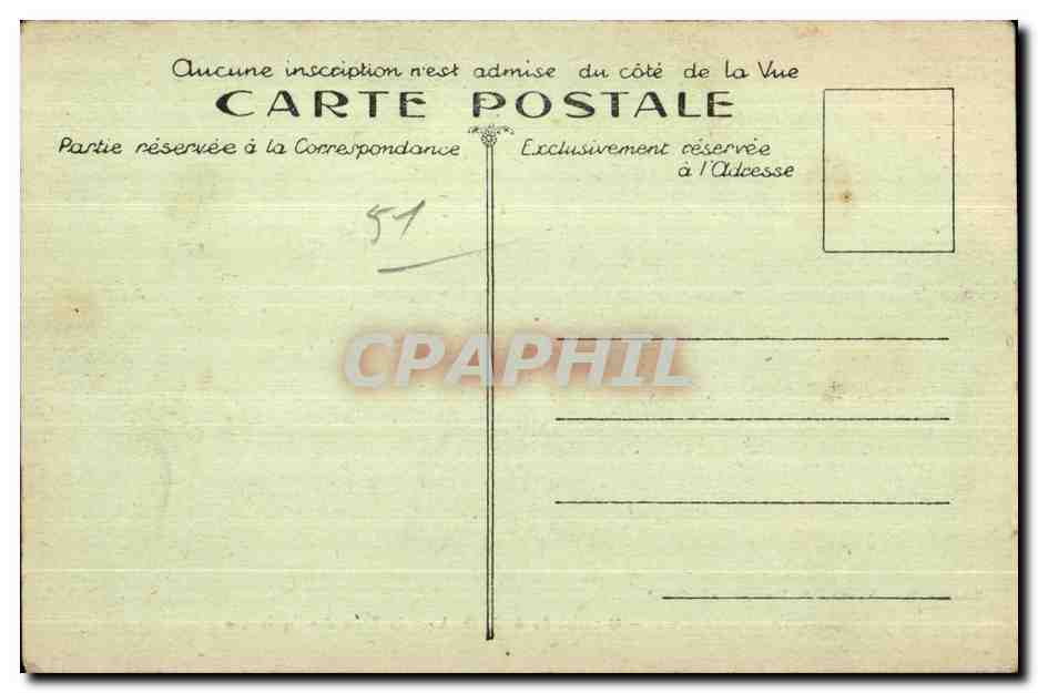 Camp de Châlons — Quartier du 6e B.O.A. et du Train des Equipages — Librairie Militaire Guérin - Mourmelon-le-Grand — Verso