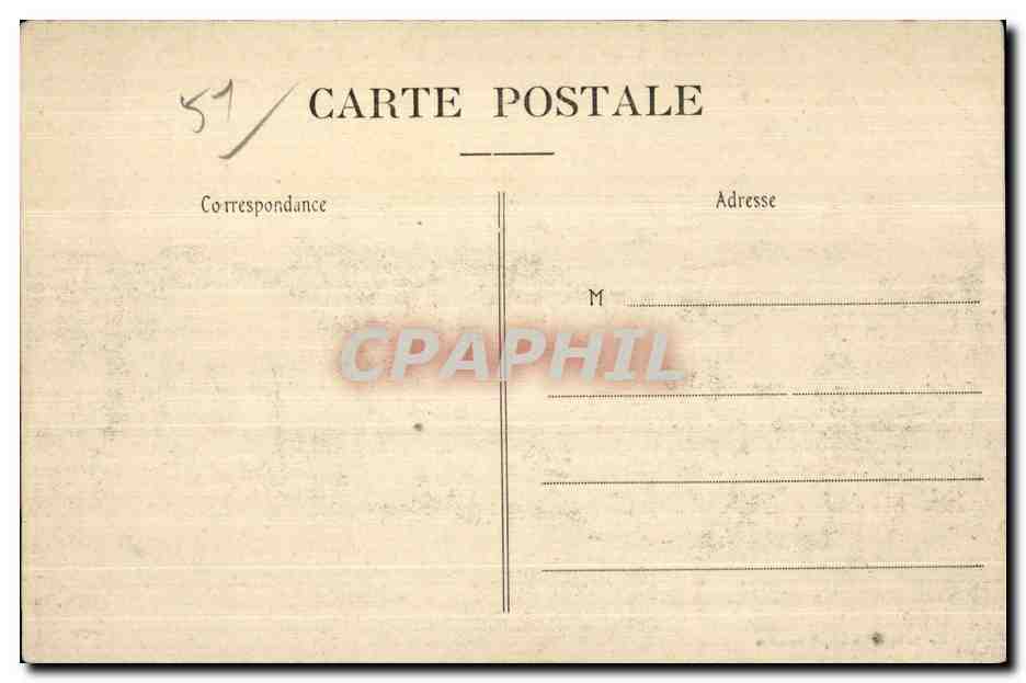 Camp de Châlons — Les Baraquements, vus du haut du Phare — Librairie M. Franc Art. 1900 — Reverso