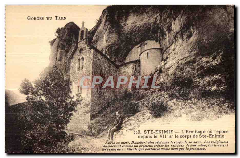 Gorges du Tarn — L'Ermitage de Ste-Enimie — Éditeur : CPAPHIL, n° 229