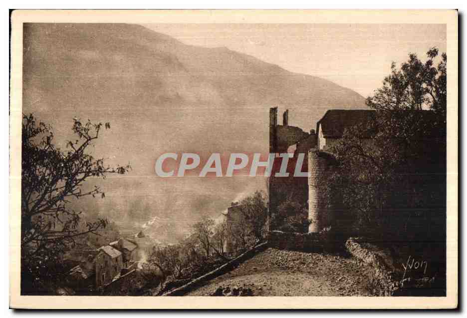 CPA Gorges Du Tarn Sainte Enimie (Lozere) Ruines de I ancine Monastere