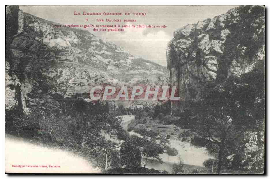 CPA Gorges du Tarn La Lozere Les Baumes Basses