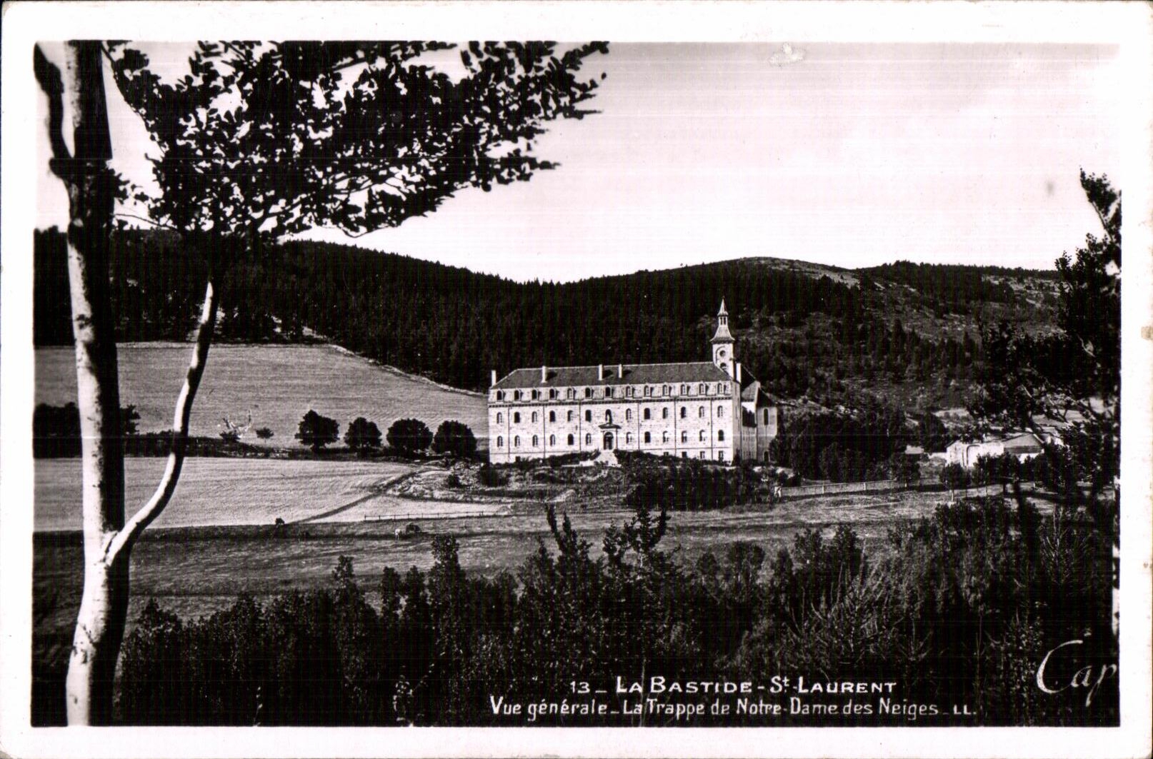 La Bastide-Saint-Laurent — Vue générale de la Trappe Notre-Dame-des-Neiges — Cap