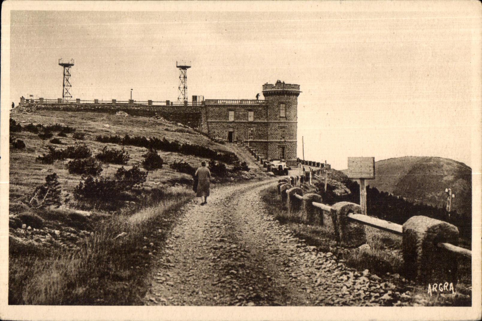 CPA Mont Aigoual L Observatoire Meteorologique