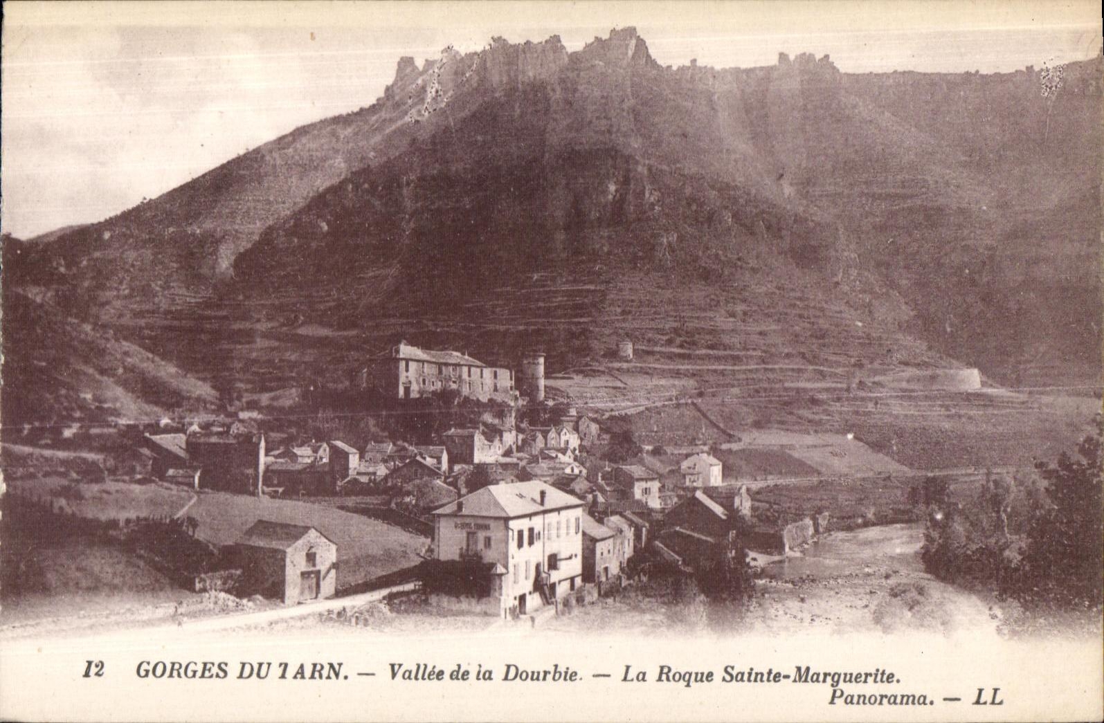 CPA Gorges du Tarn Vallee de la Dourbie La Roque Sainte Marguerite Panorama