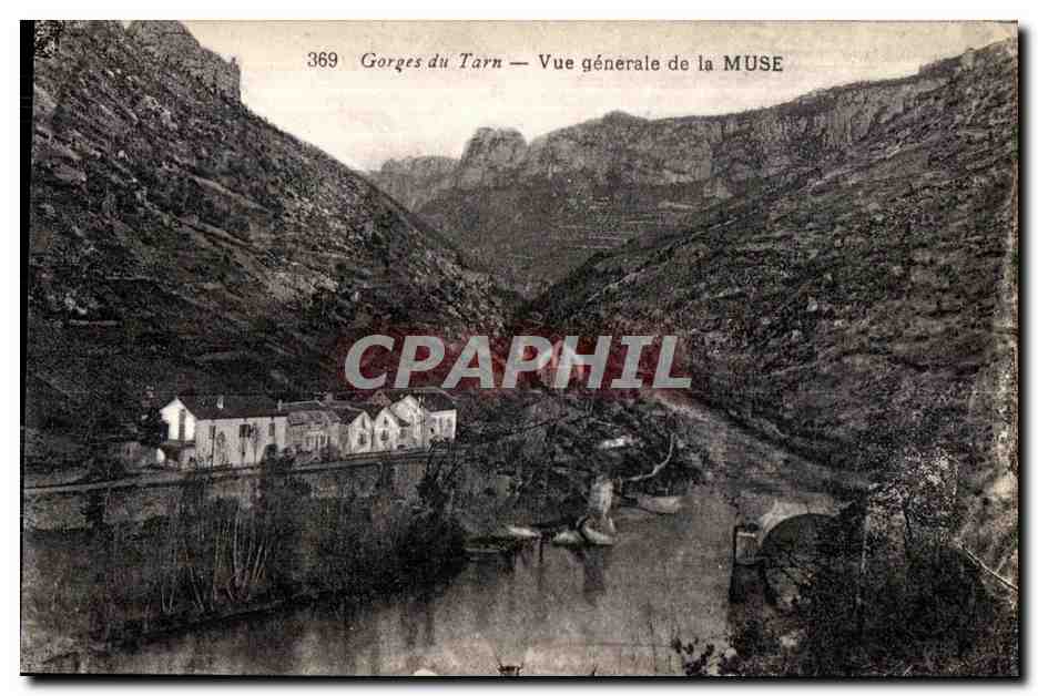 CPA Gorges du Tarn Vue generale de la Muse
